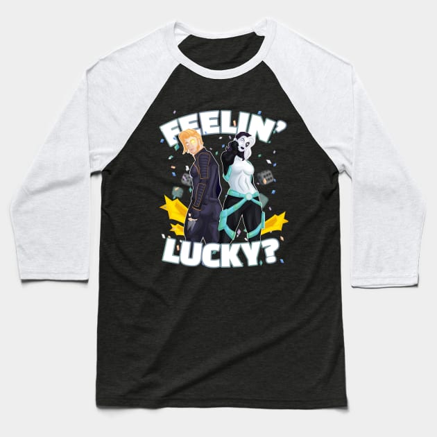 Feelin' Lucky? Baseball T-Shirt by carcrashcarlos